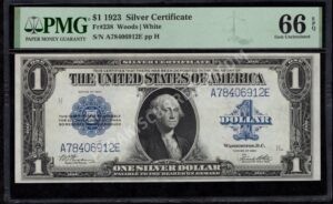 Silver Cert. 238 1923 $1 typenote Front