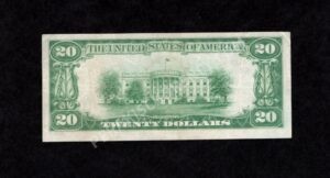1802-1 York, Nebraska $20 1929 Nationals Back