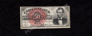 FR 1374 $0.50 4th Issue fractionals Front