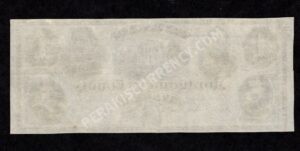 Norristown Pennsylvania $1 1865 Obsolete Back