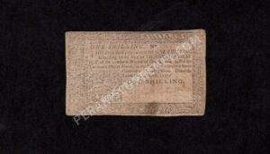 Pennsylvania 1 Shilling 4/10/1777 Colonial Front