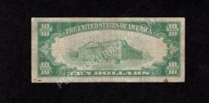 1801-1 Schwenksville, Pennsylvania $10 1929 Nationals Back
