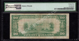 1802-1 Mauch Chunk, Pennsylvania $20 1929 Nationals Back