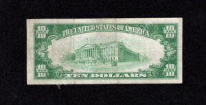1801-1 Sligo, Pennsylvania $10 1929 Nationals Back