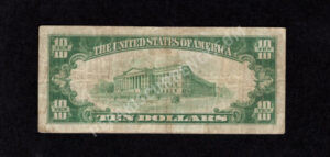 1801-1 Troy, Pennsylvania $10 1929 Nationals Back