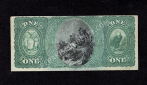 384 New York, New York $1 1875 Nationals Back