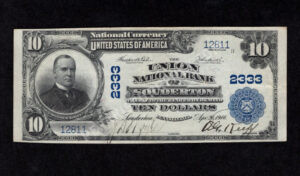 632 Souderton, Pennsylvania $10 1902 Nationals Front