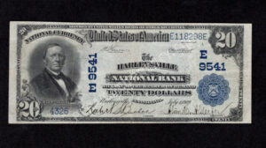 652 Harleysville, Pennsylvania $20 1902 Nationals Front