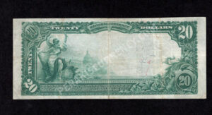 652 Harleysville, Pennsylvania $20 1902 Nationals Back