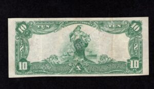 628 Pottstown, Pennsylvania $10 1902 Nationals Back
