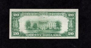 1802-2 Bellwood, Pennsylvania $20 1929II Nationals Back