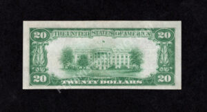 1802-2 East Greenville, Pennsylvania $20 1929II Nationals Back