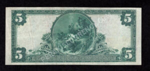 587 Wilkes Barre, Pennsylvania $5 1902 Nationals Back