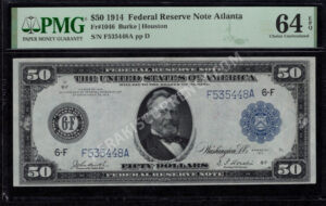 FRN 1046 1914 $50 typenote Front