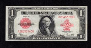 Legal Tender 40 1923 $1 typenote Front