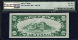 1801-1 Washington DC, Washington DC $10 1929 Nationals Back