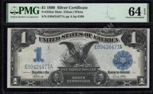 Silver Cert. 235m 1899 $1 typenote Front