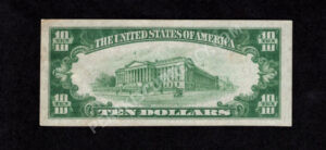 1801-1 Paterson, New Jersey $10 1929 Nationals Back