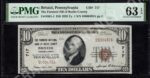 Pennsylvania 1801-1 Bristol $10 nationals