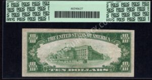 1801-1 Berwyn, Pennsylvania $10 1929 Nationals Back