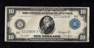 FRN 923 1914 $10 typenote Front