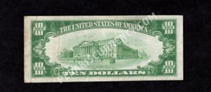 1801-1 State College, Pennsylvania $10 1929 Nationals Back