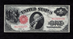 Legal Tender 37 1917 $1 typenote Front