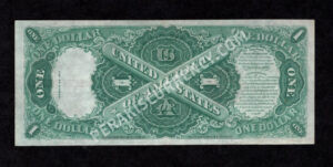 Legal Tender 37 1917 $1 typenote Back