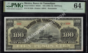 Mexico $100 Pesos 1902-14 World Notes Front