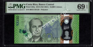 Costa Rica $10,000 Colones 2019 World Notes Front