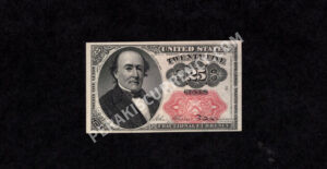 FR 1309 $0.25 5th Issue fractionals Front