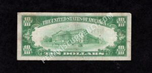 1801-1 Sioux City, Iowa $10 1929 Nationals Back