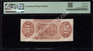 FR 1328 $0.50 3rd Issue fractionals Back