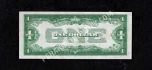 FR 1500 1928 $1 Legal Tender Notes Back