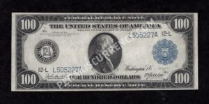 FRN 1128 1914 $100 typenote Front