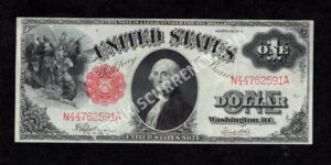 Legal Tender 39 1917 $1 typenote Front