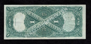 Legal Tender 39 1917 $1 typenote Back