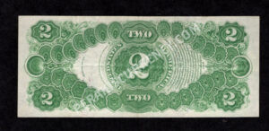 Legal Tender 60 1917 $2 typenote Back