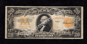 Gold Certificates 1187 1922 $20 typenote Front