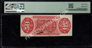 FR 1356 $0.50 3rd Issue fractionals Back