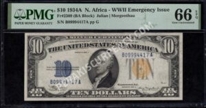 FR 2309 1934A  $10 North Africa Front