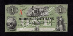 Morristown New Jersey $1 18- Obsolete Front