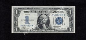 FR 1606 1934 $1 Silver Certificates Front