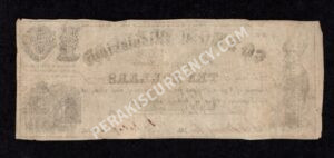 Jackson Mississippi $10 1862 Obsolete Back