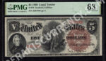 Legal Tender 70 1880 $5 typenote