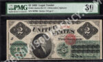 Legal Tender 41 1862 $2 typenote