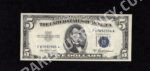 FR 1656 1953A $5 Silver Certificates