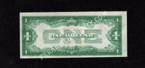 FR 1600 1928 $1 Silver Certificates Back