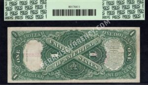 Legal Tender 36 1917 $1 typenote Back