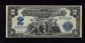 Silver Cert. 256 1899 $2 typenote Front